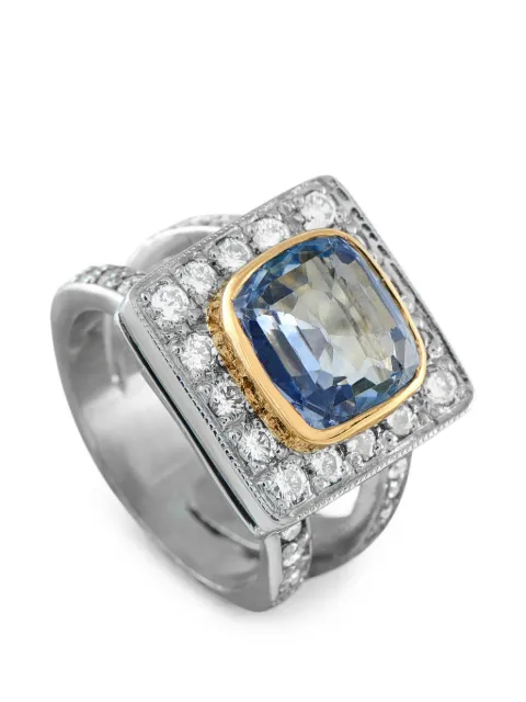 LB Exclusive sapphire and diamond ring