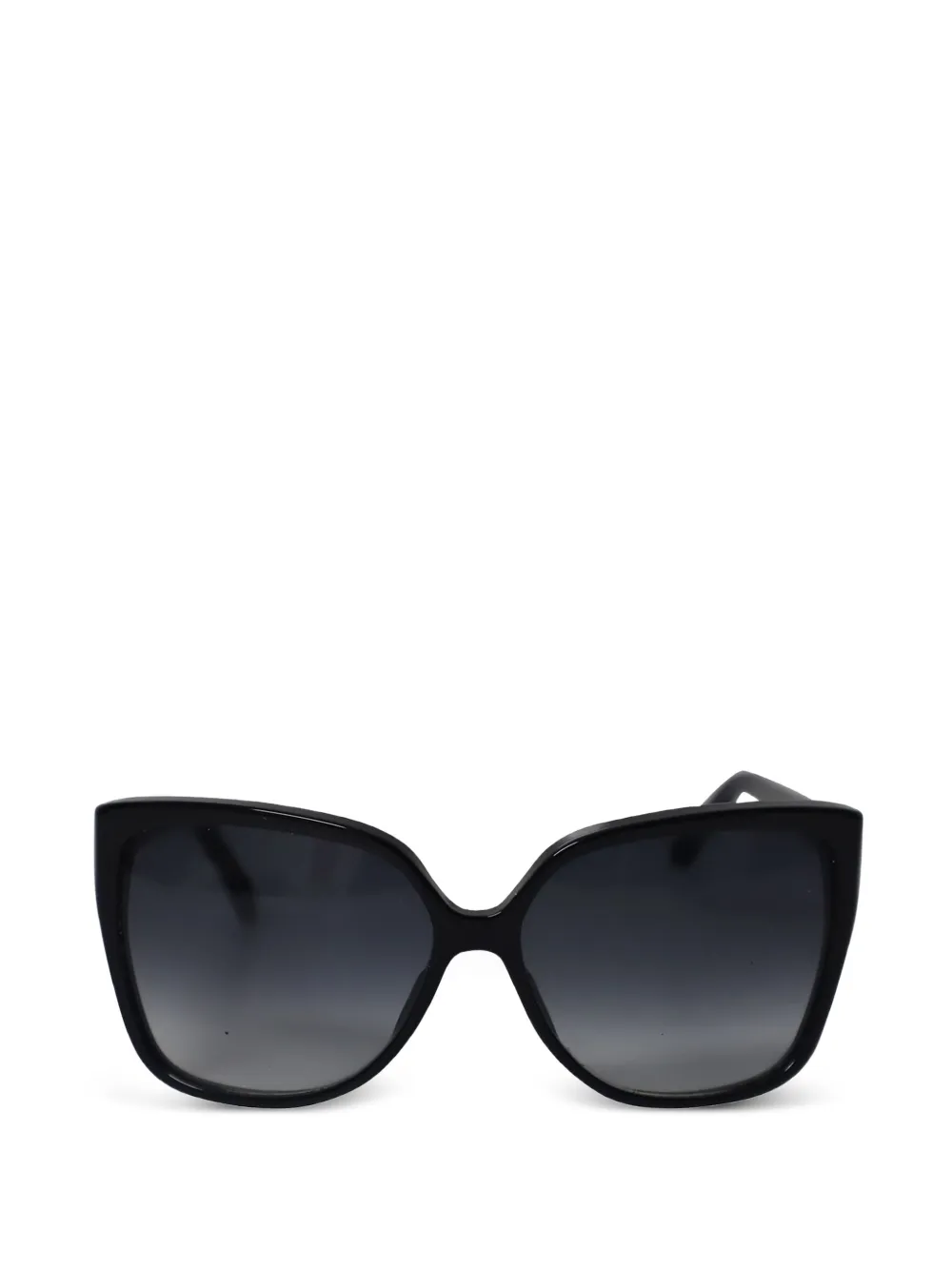 Gucci Pre-Owned Square-frame logo-detail sunglasses - Nero
