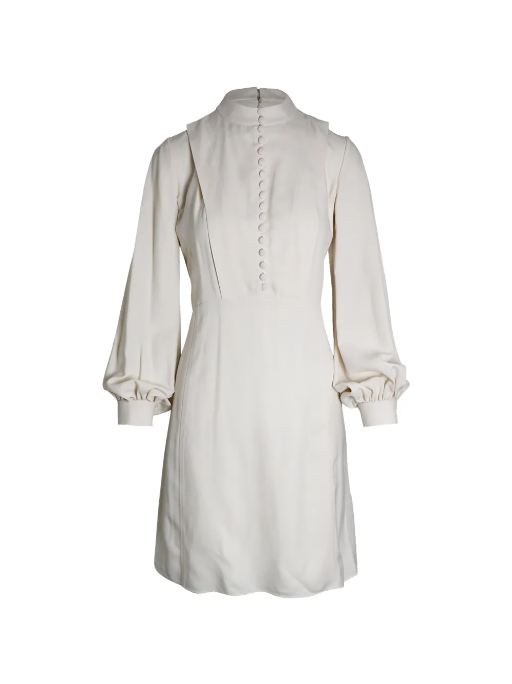 Chloé Vintage puff-sleeve dress - Nude
