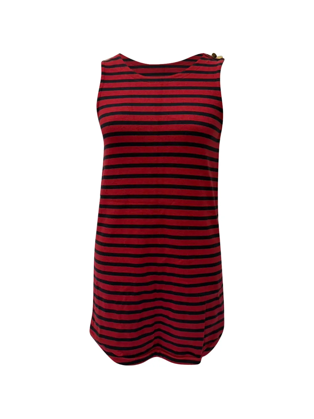 SANDRO 2010-2020s striped sleeveless dress - Rosso