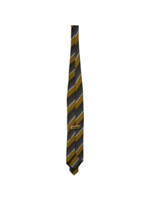 Ermenegildo Zegna Vintage diagonal-stripe silk tie