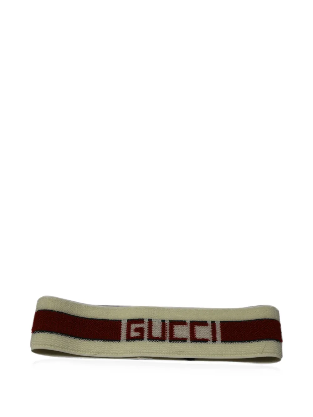 Gucci Pre-Owned 2018 Queen logo-print headband - Toni neutri