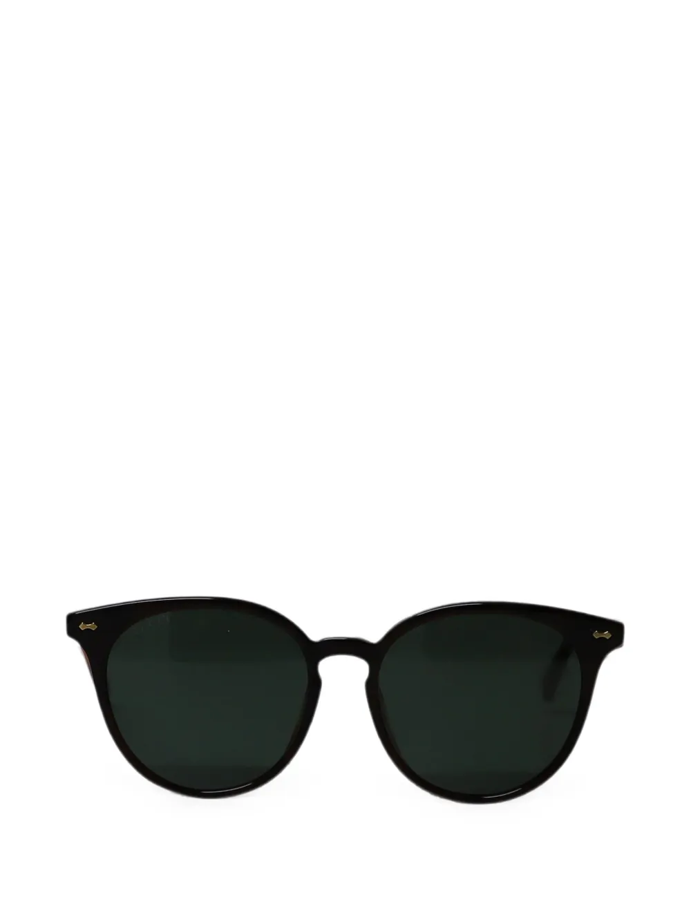 Gucci Pre-Owned round-frame sunglasses - Braun