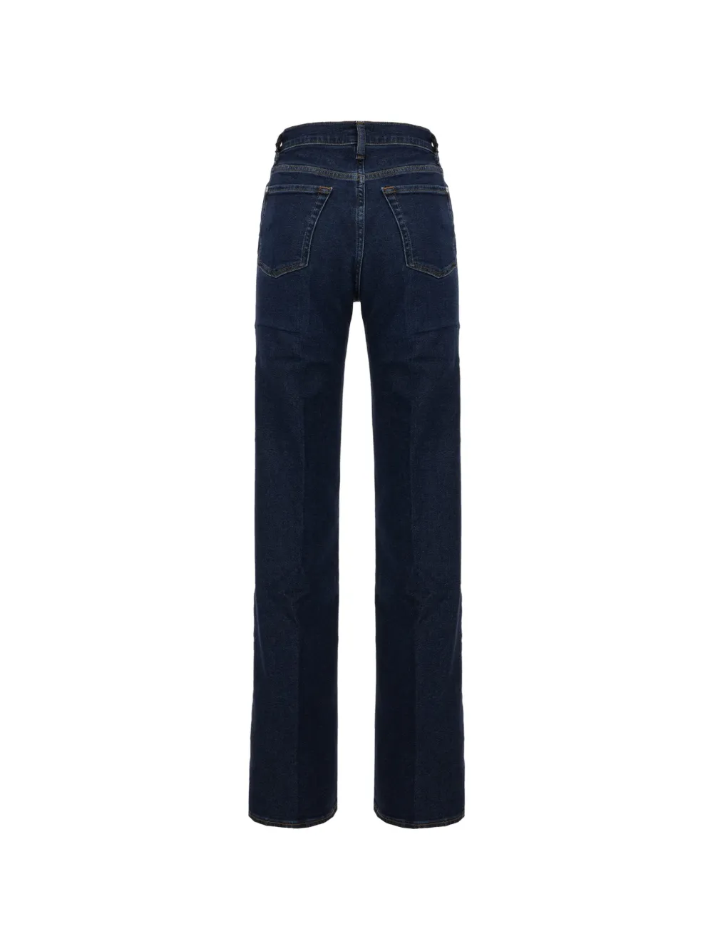 7 For All Mankind High waist straight jeans Blauw