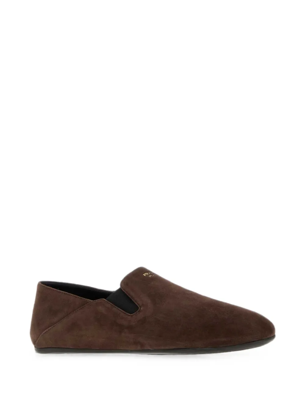 Prada suede slip-on loafers Bruin