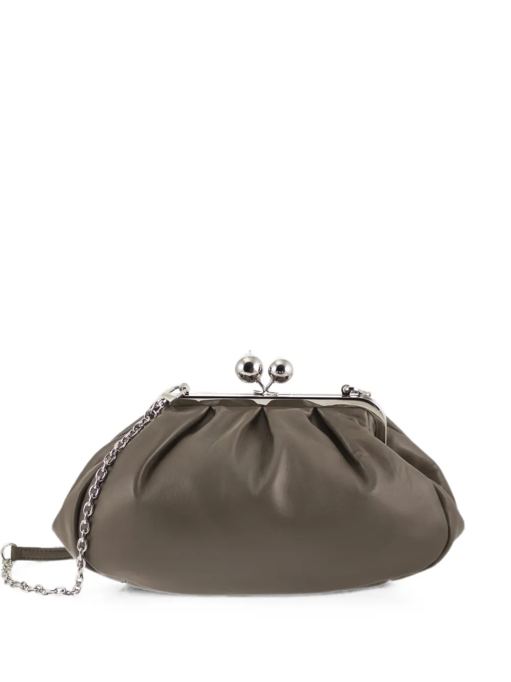 Weekend Max Mara medium Pasticcino leather tote bag - Grigio