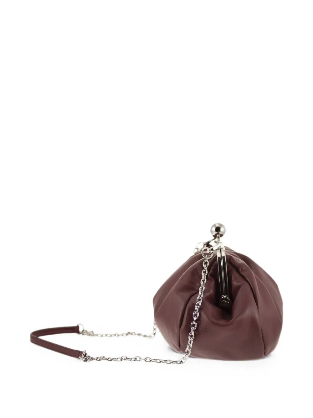 Weekend Max Mara Medium Pasticcino leren clutch Rood