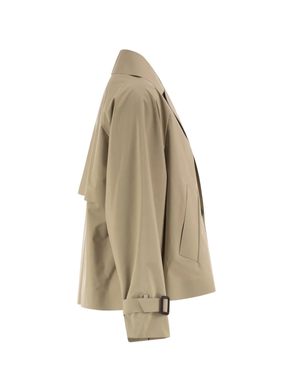 Weekend Max Mara Cropped jack met dubbele rij knopen Beige