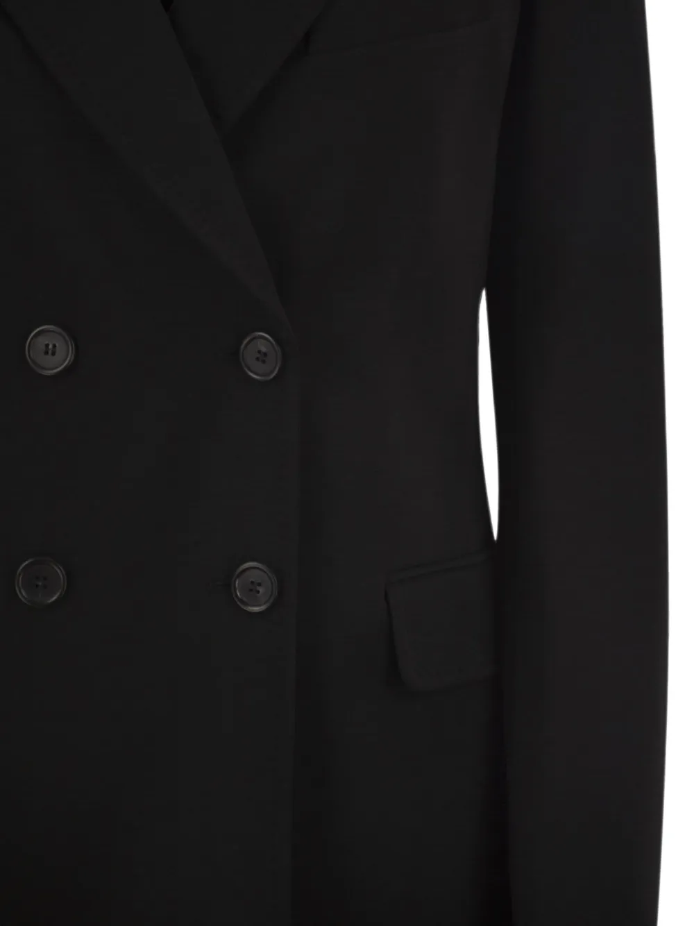 Weekend Max Mara Blazer van stretch-stof met dubbele rij knopen Zwart