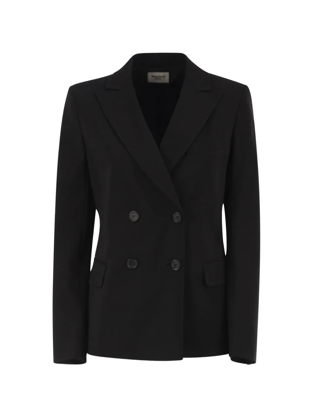 Weekend Max Mara double-breasted stretch-fabric blazer - Schwarz