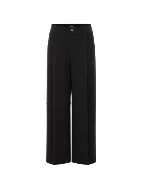 Brunello Cucinelli pantalones acampanados con pliegues