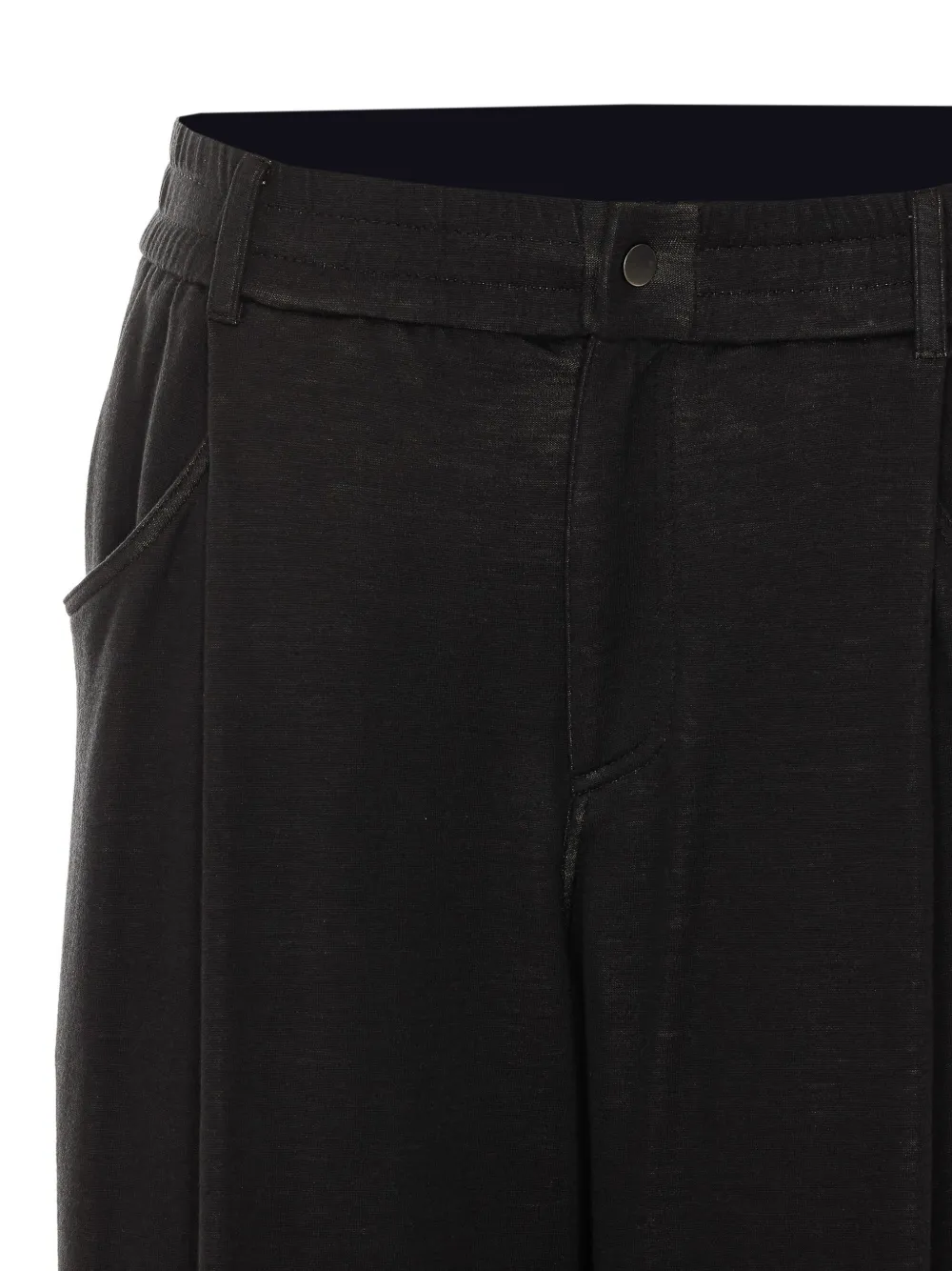 Brunello Cucinelli Flared plooibroek Zwart