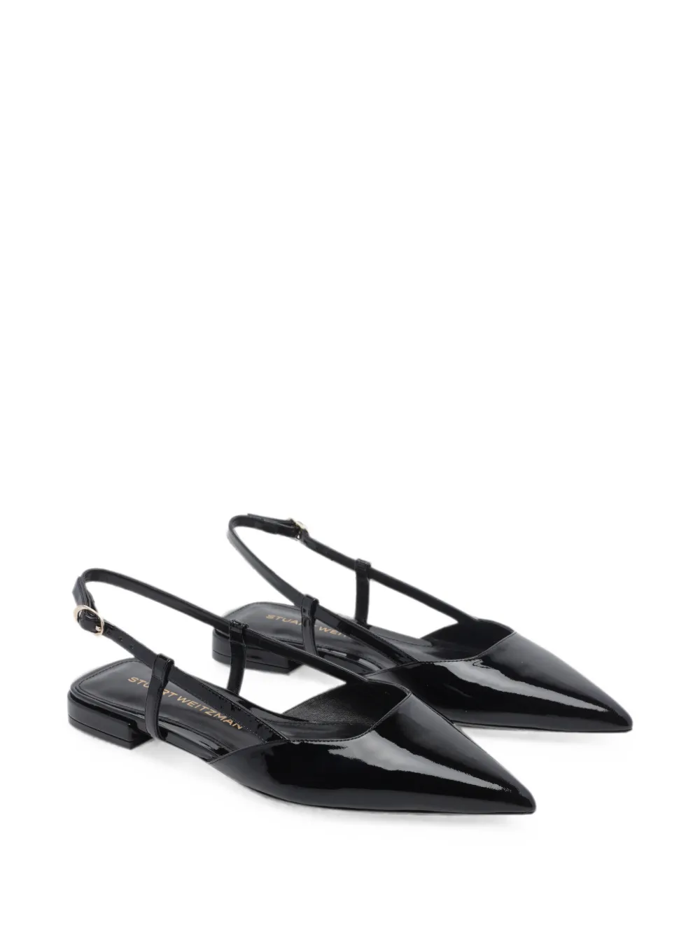 Stuart Weitzman Vinnie slingback pumps Zwart