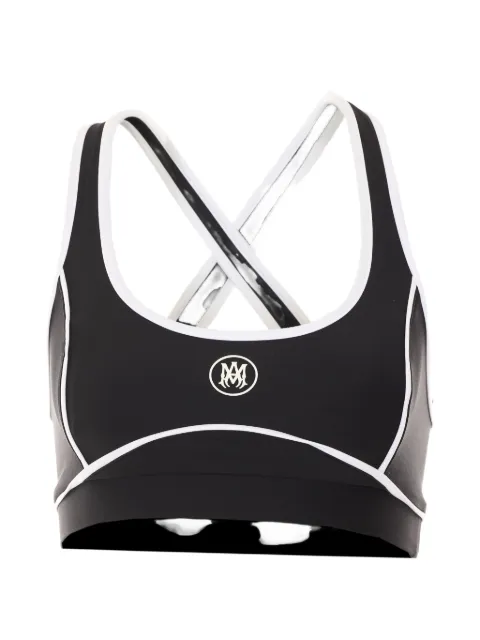 AMIRI Ma logo-detail sports bra
