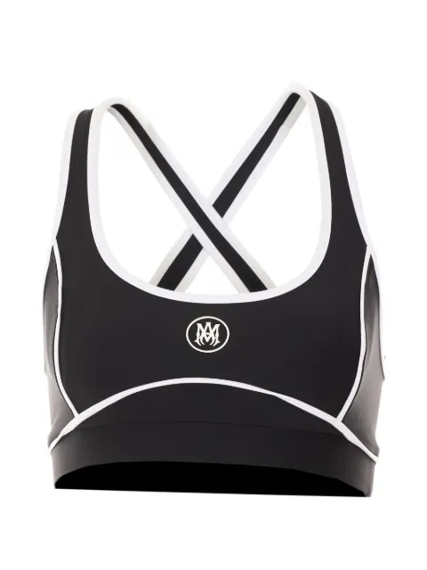 AMIRI Ma logo-detail sports bra