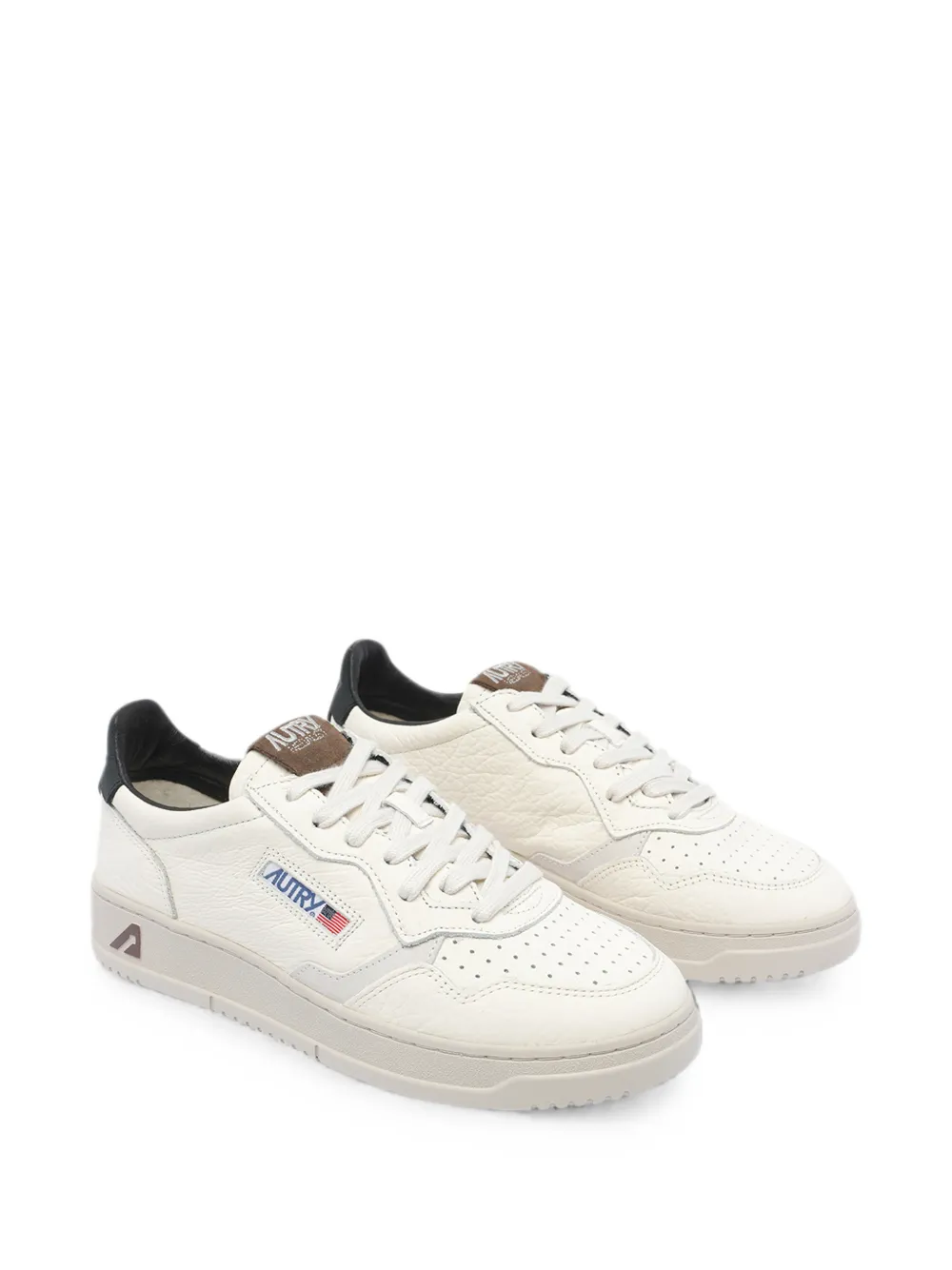 Autry Medalist leather sneakers Beige