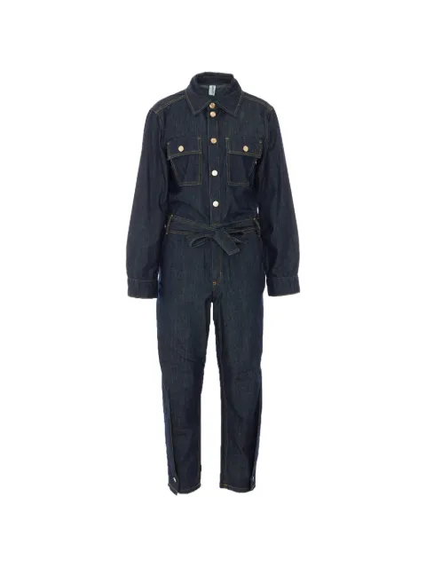 LIU JO belted button-front jumpsuit