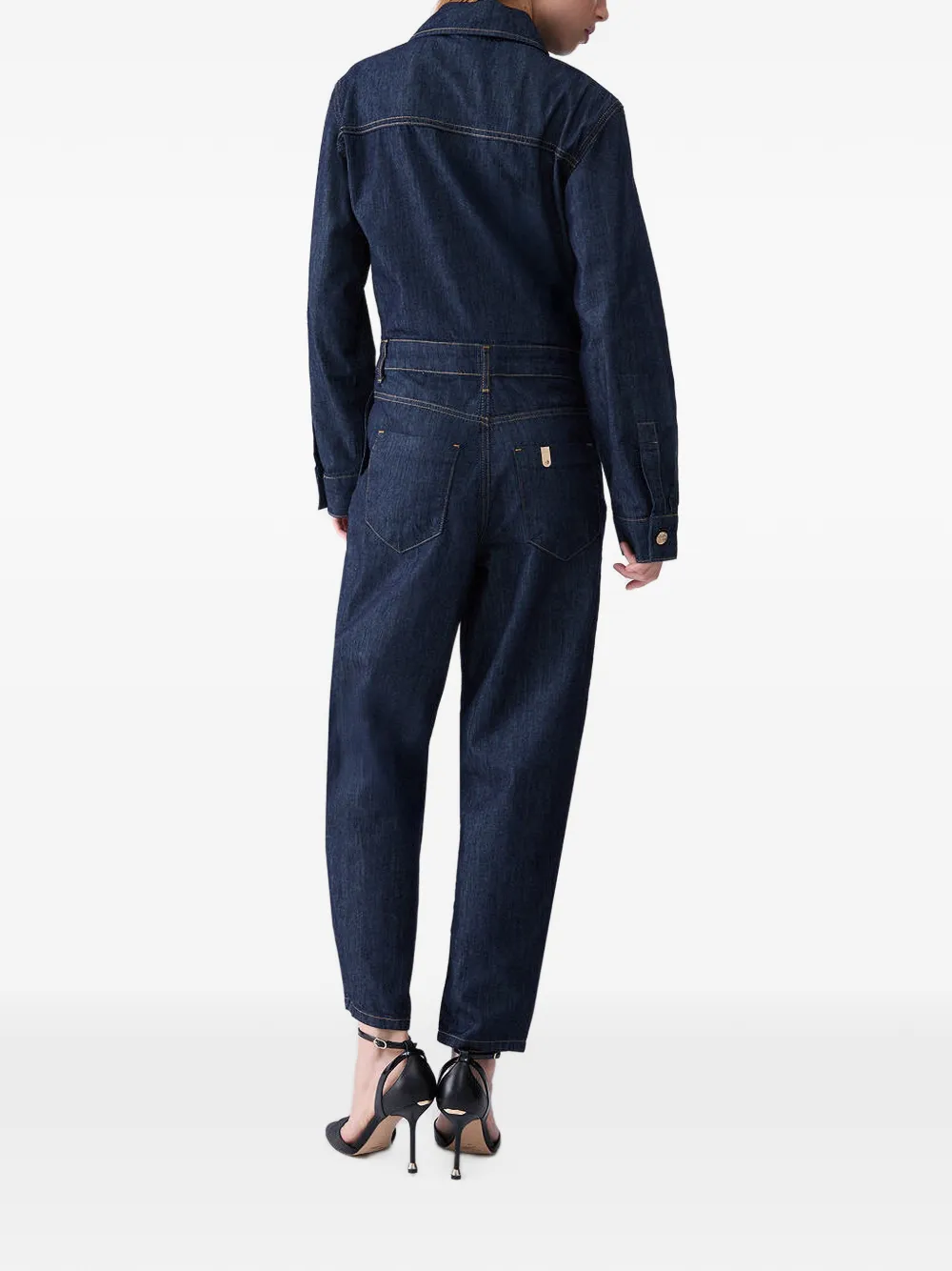 LIU JO Jumpsuit met ceintuur Blauw