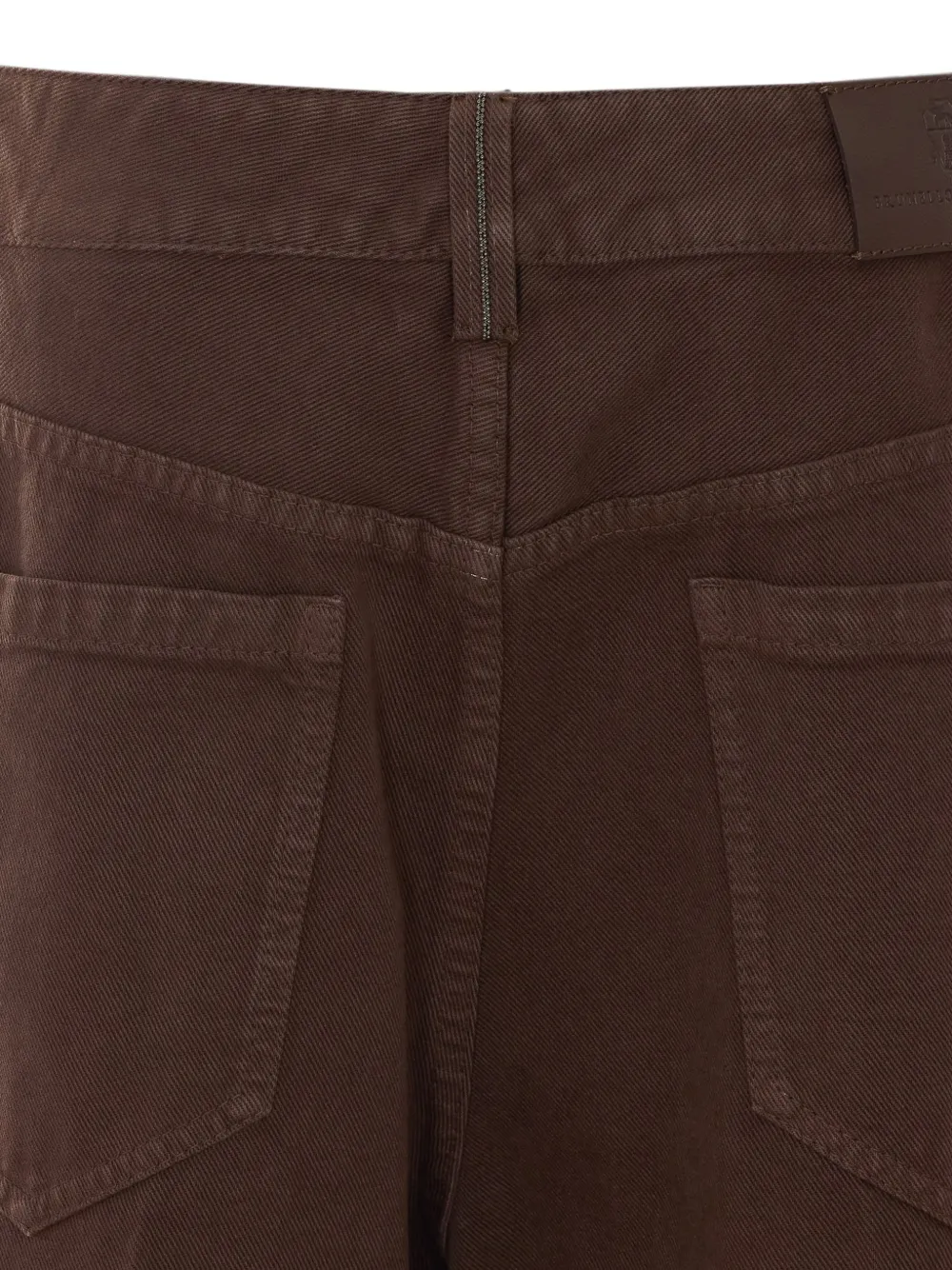 Brunello Cucinelli Ruimvallende jeans Bruin