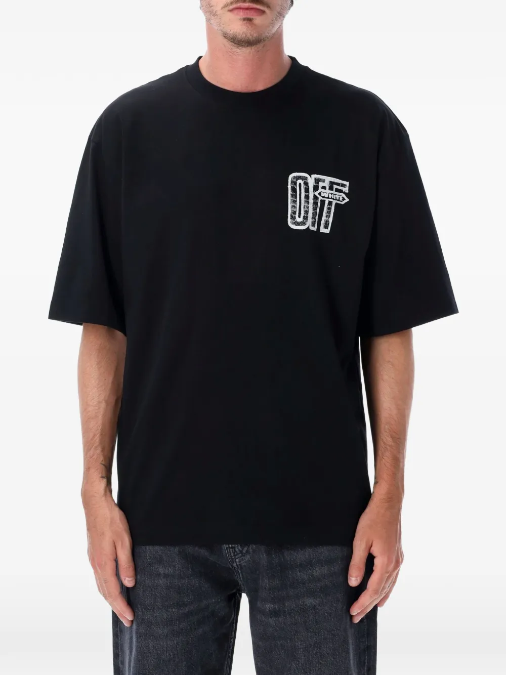 Off-White Motion Arrow short-sleeve T-shirt - Schwarz