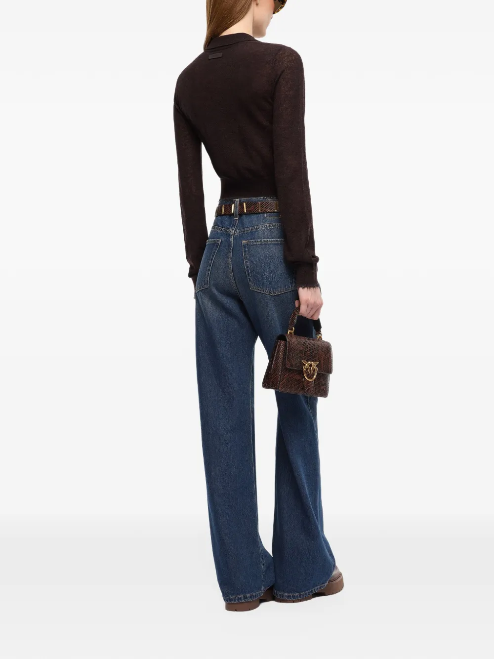 PINKO Button-down polovest Bruin