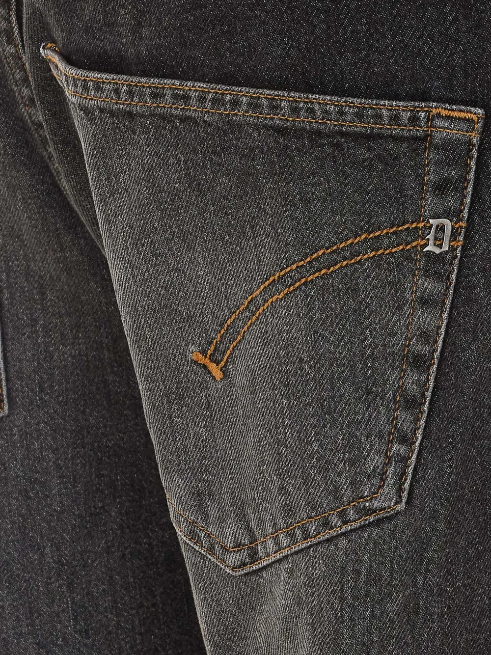 DONDUP Jeans met toelopende pijpen Zwart