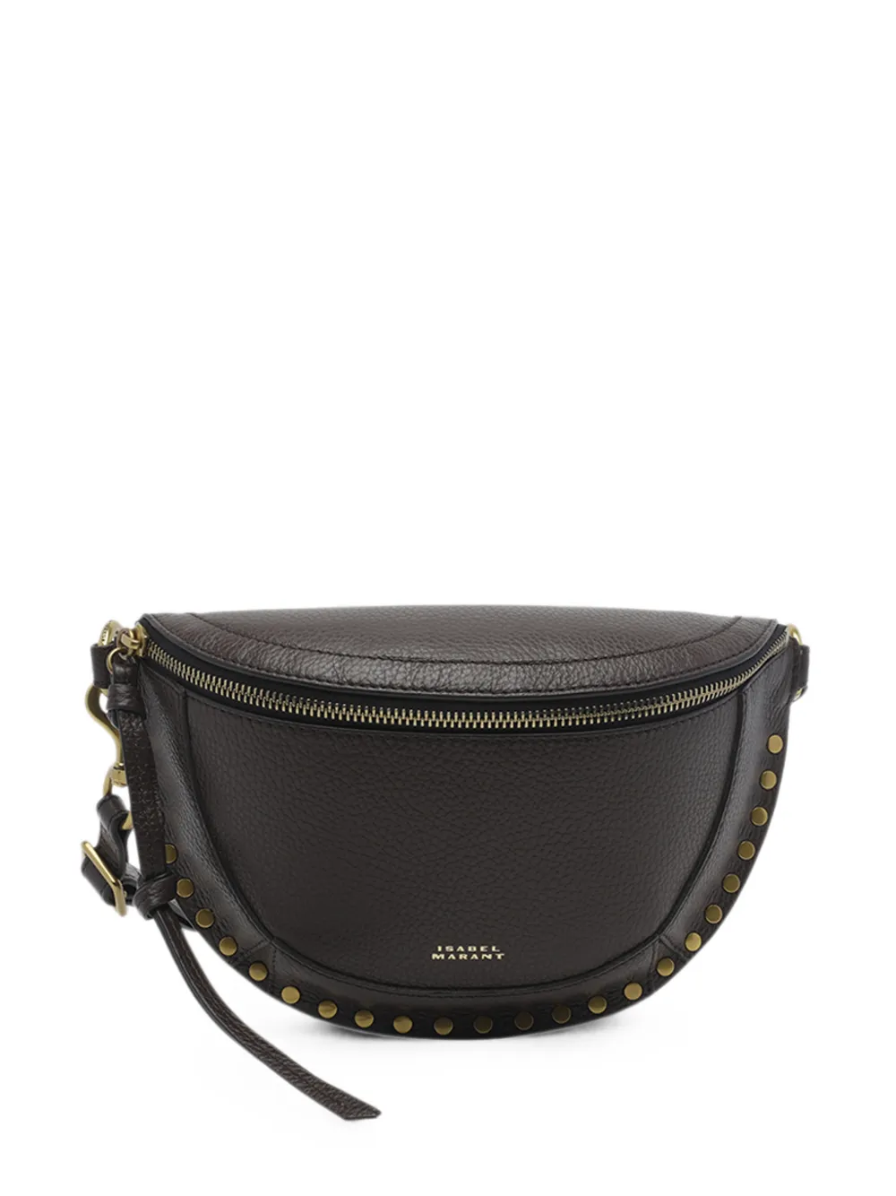 ISABEL MARANT Skano stud-embellished belt bag - Brown