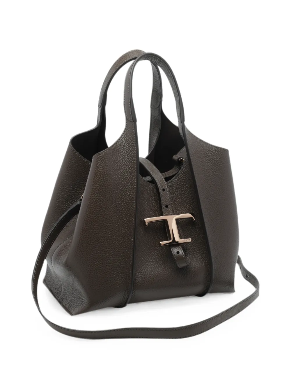 Tod's T-Timeless leren mini-shopper Groen