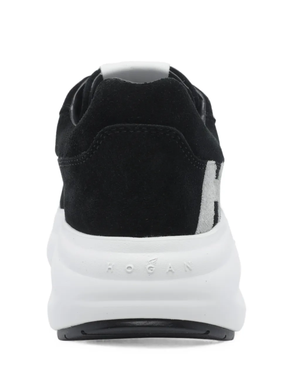 Hogan Maxi I logo-patch platform sneakers Zwart