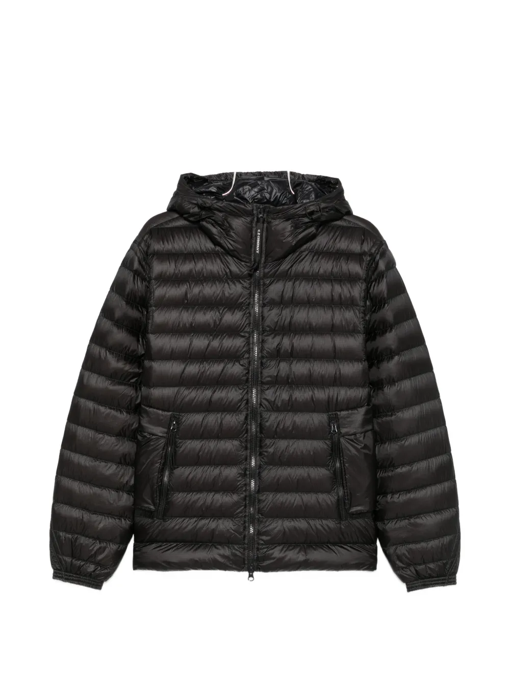C.P. Company goggle-detail padded jacket - Nero