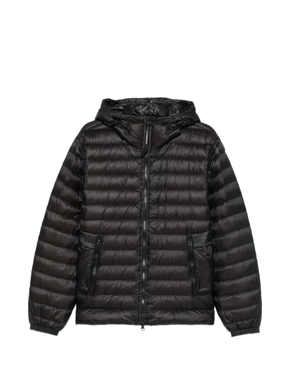 C.P. Company goggle-detail padded jacket - Schwarz