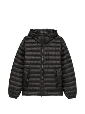 C.P. Company Jaqueta D.D Shell Matelassê Com Capuz | Preto