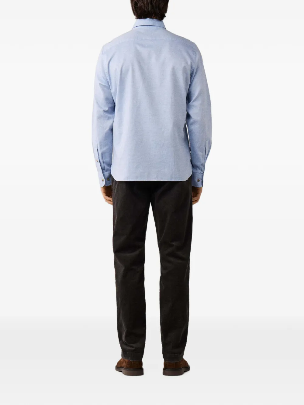 Hackett London Brompton button-down overhemd Blauw