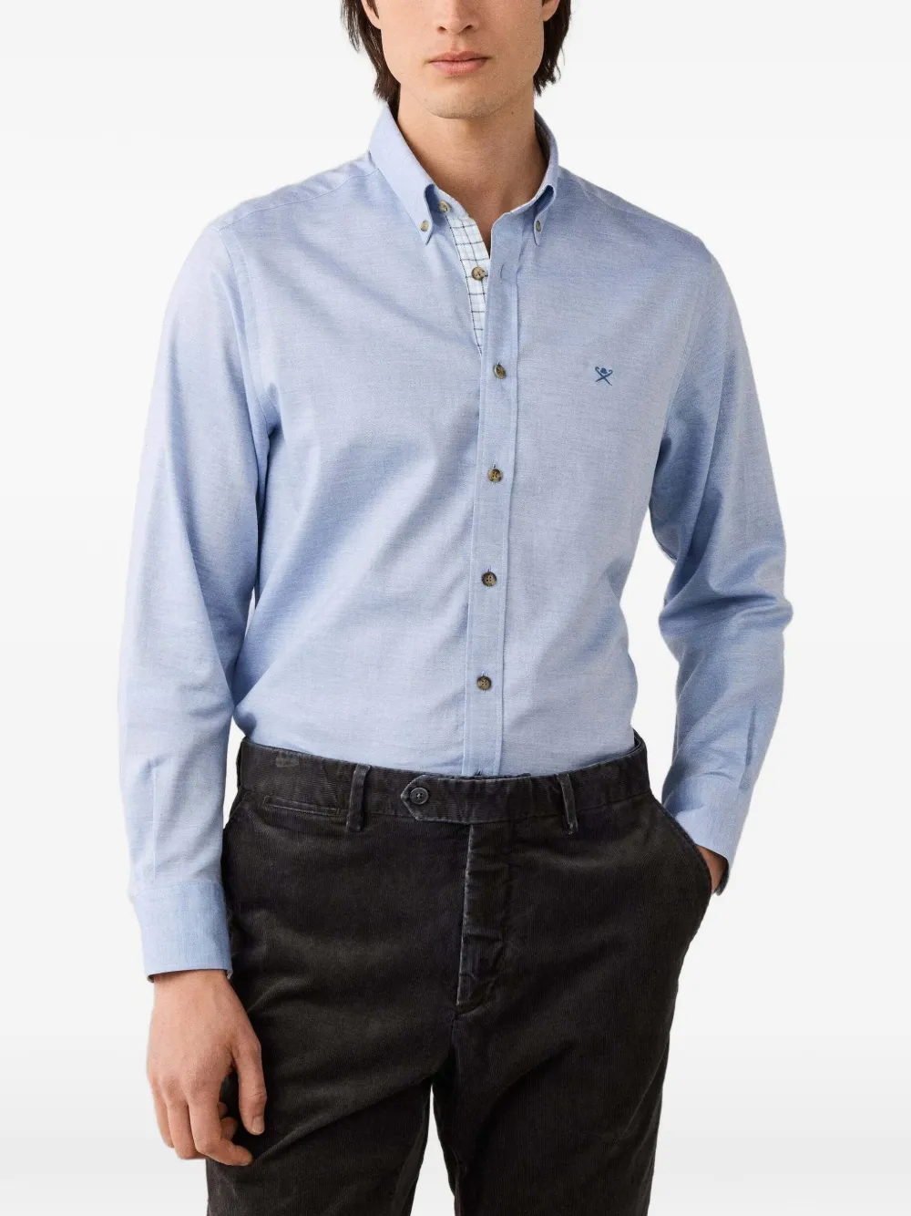 Hackett London Camicia Brompton - Blu