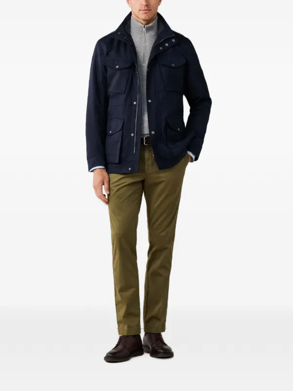 Hackett London Velospeed four-pocket Jacket | Blue | FARFETCH