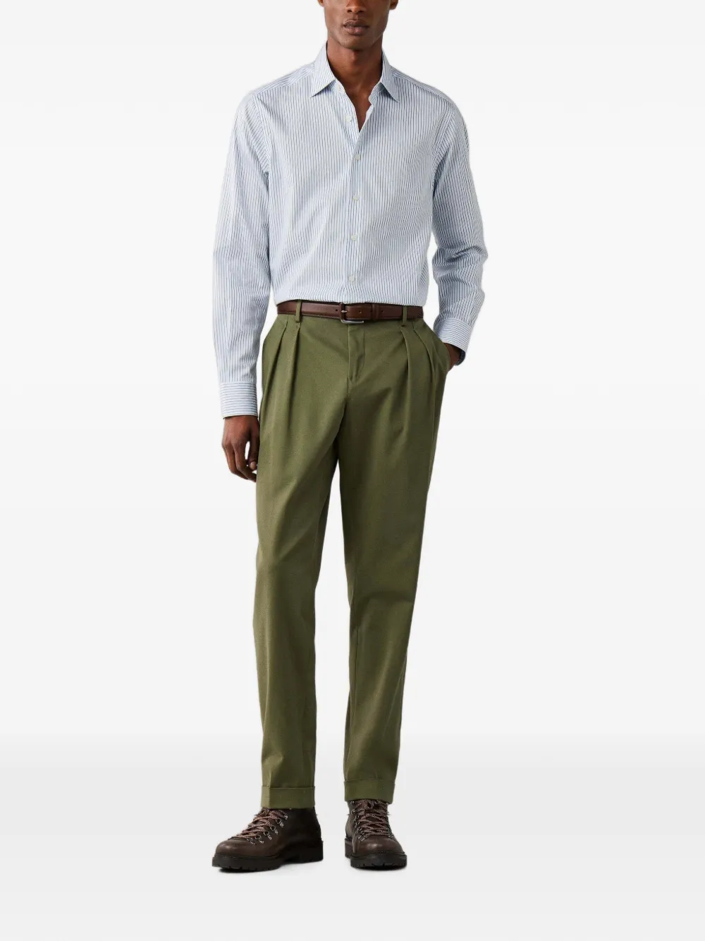 Hackett London Interline Pimlico overhemd met streepprint Blauw