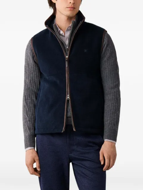 Hackett London polar fleece gilet