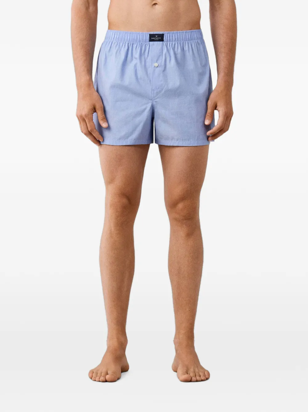 Hackett London Twee boxershorts met gestreept patroon Blauw
