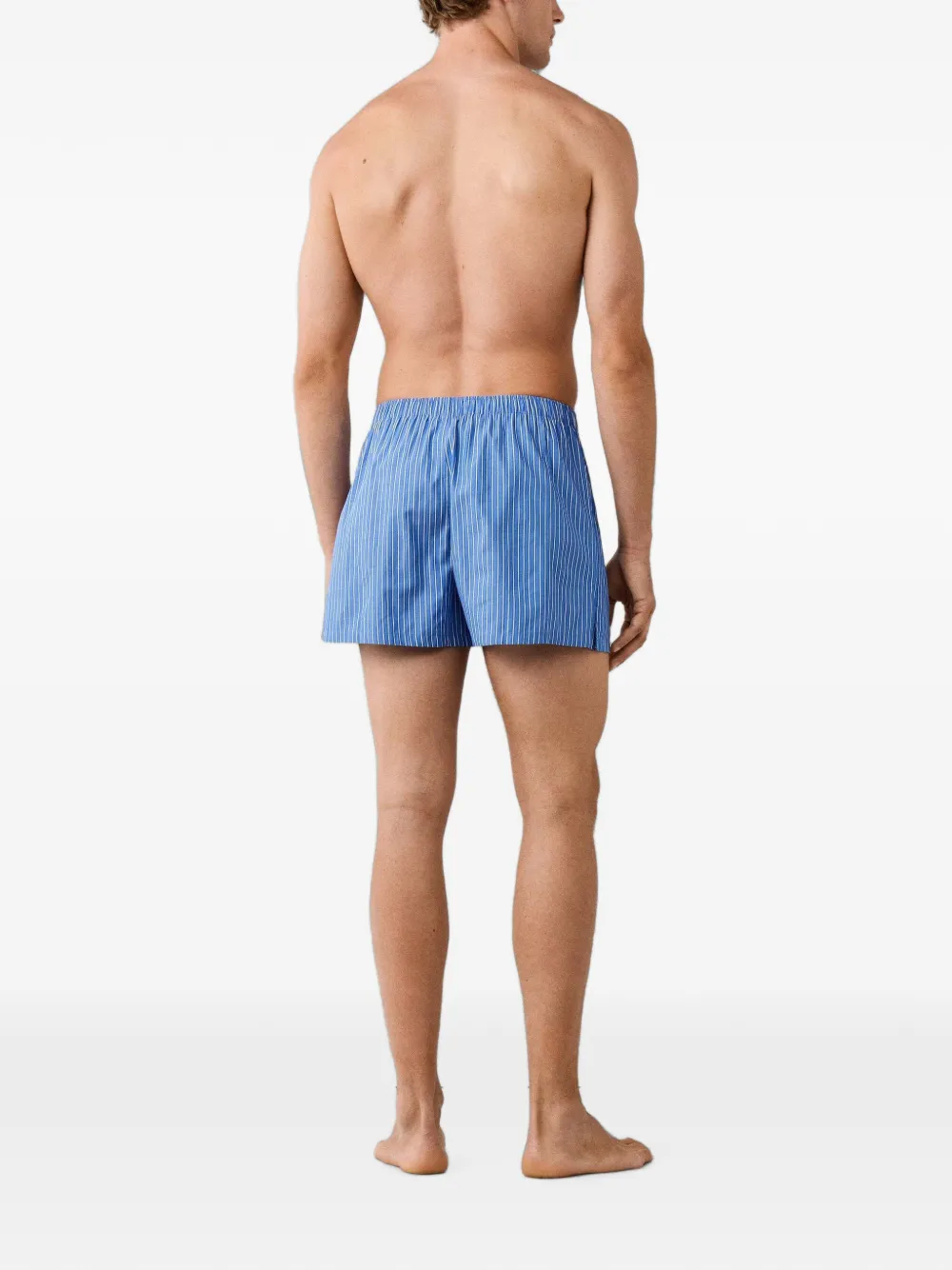 Hackett London Twee boxershorts met gestreept patroon Blauw