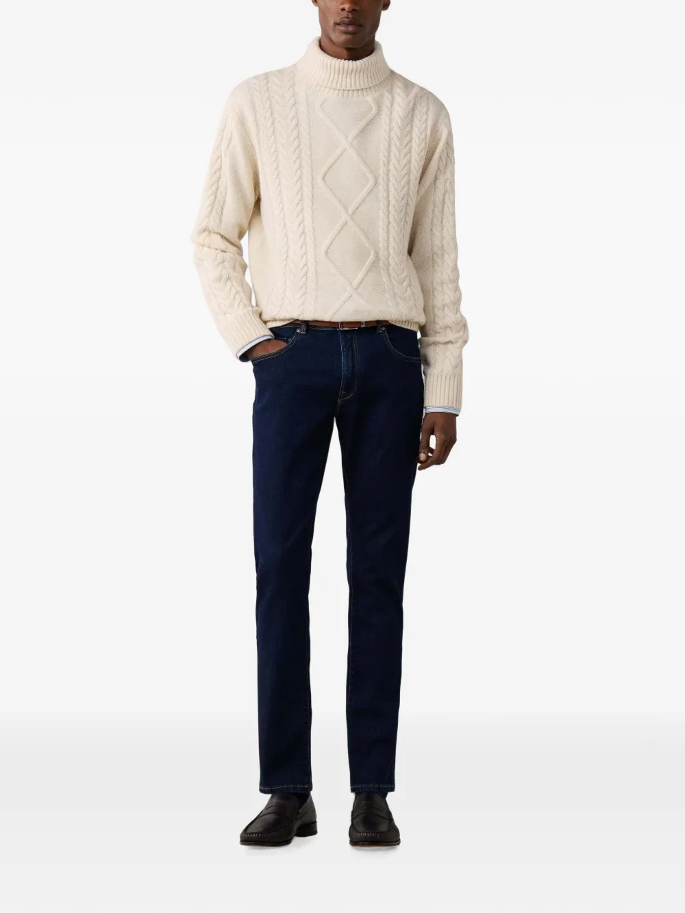 Hackett London Newburg Powerflex jeans Blauw