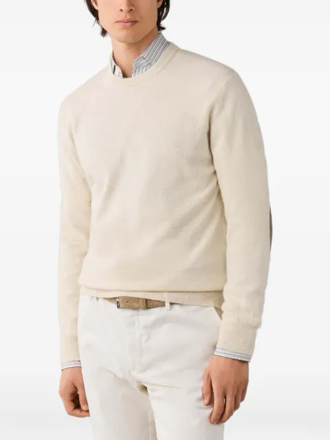 Hackett London elbow-patch knit