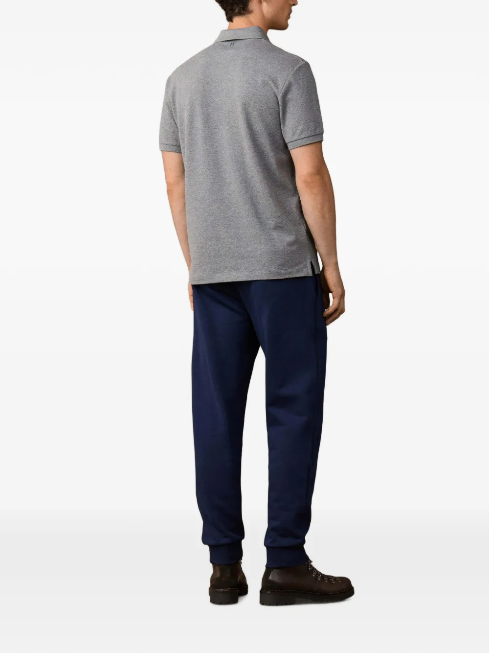Hackett London Heritage Harry poloshirt Grijs