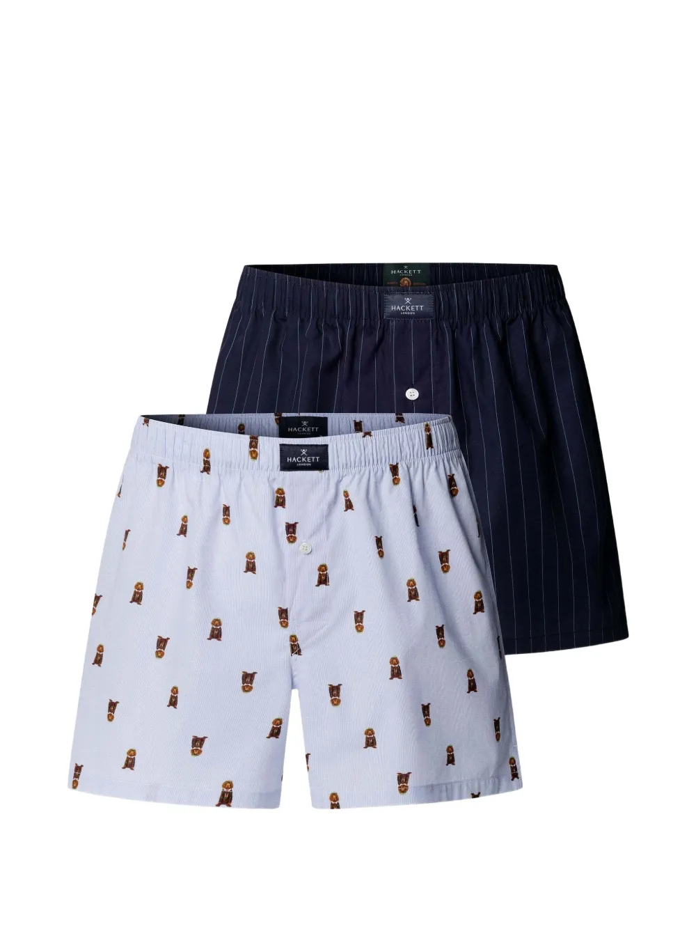 Hackett London Harry Boxer Boxershorts (2er-Set) - Blau