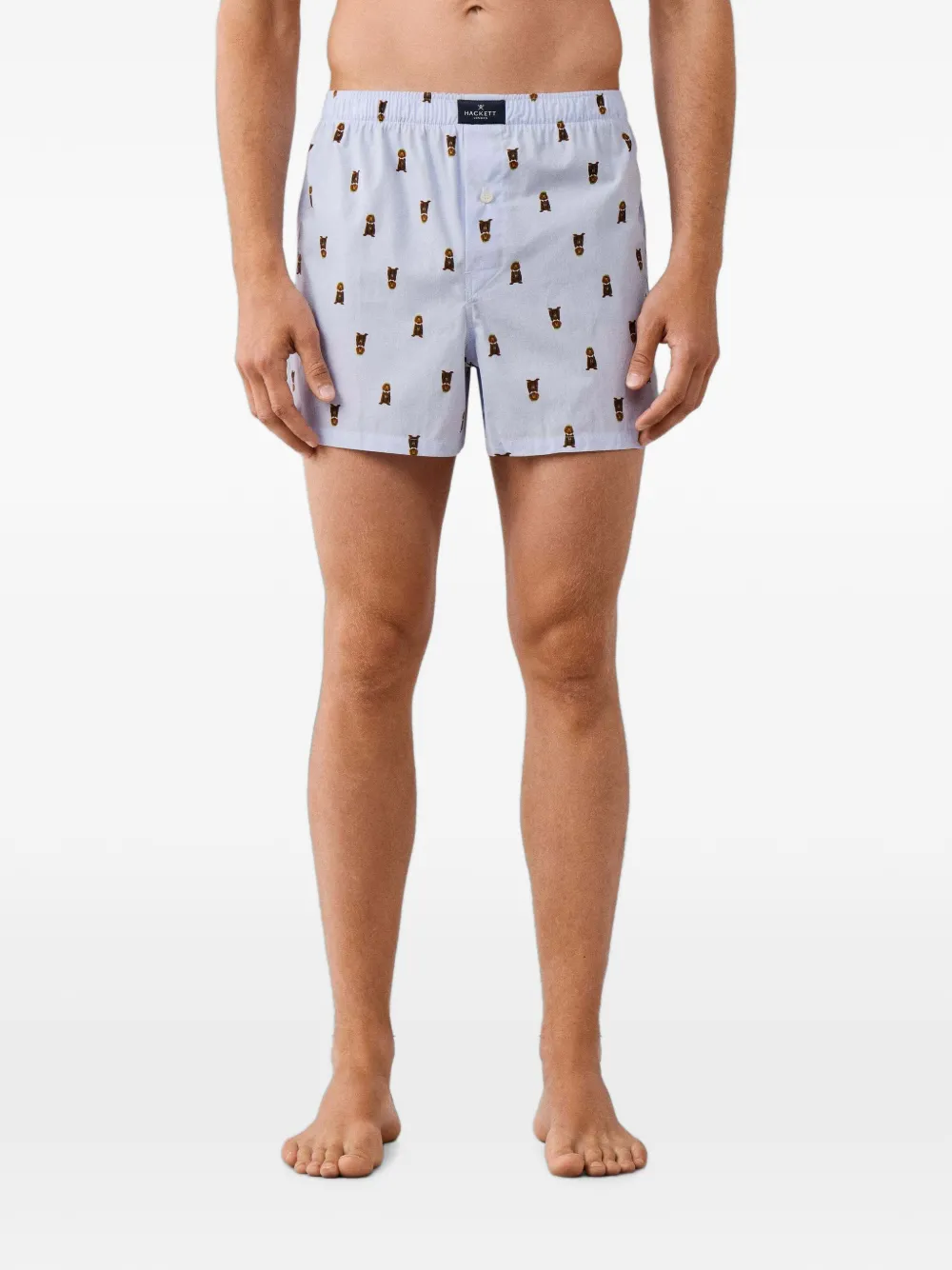 Hackett London Harry Boxer katoenen boxershorts (set van twee) Blauw