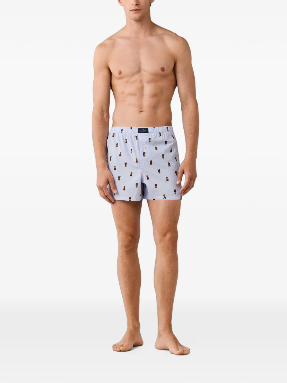 Hackett London Harry Boxer katoenen boxershorts (set van twee) Blauw