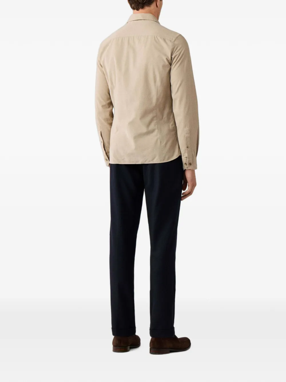 Hackett London Overhemd Beige