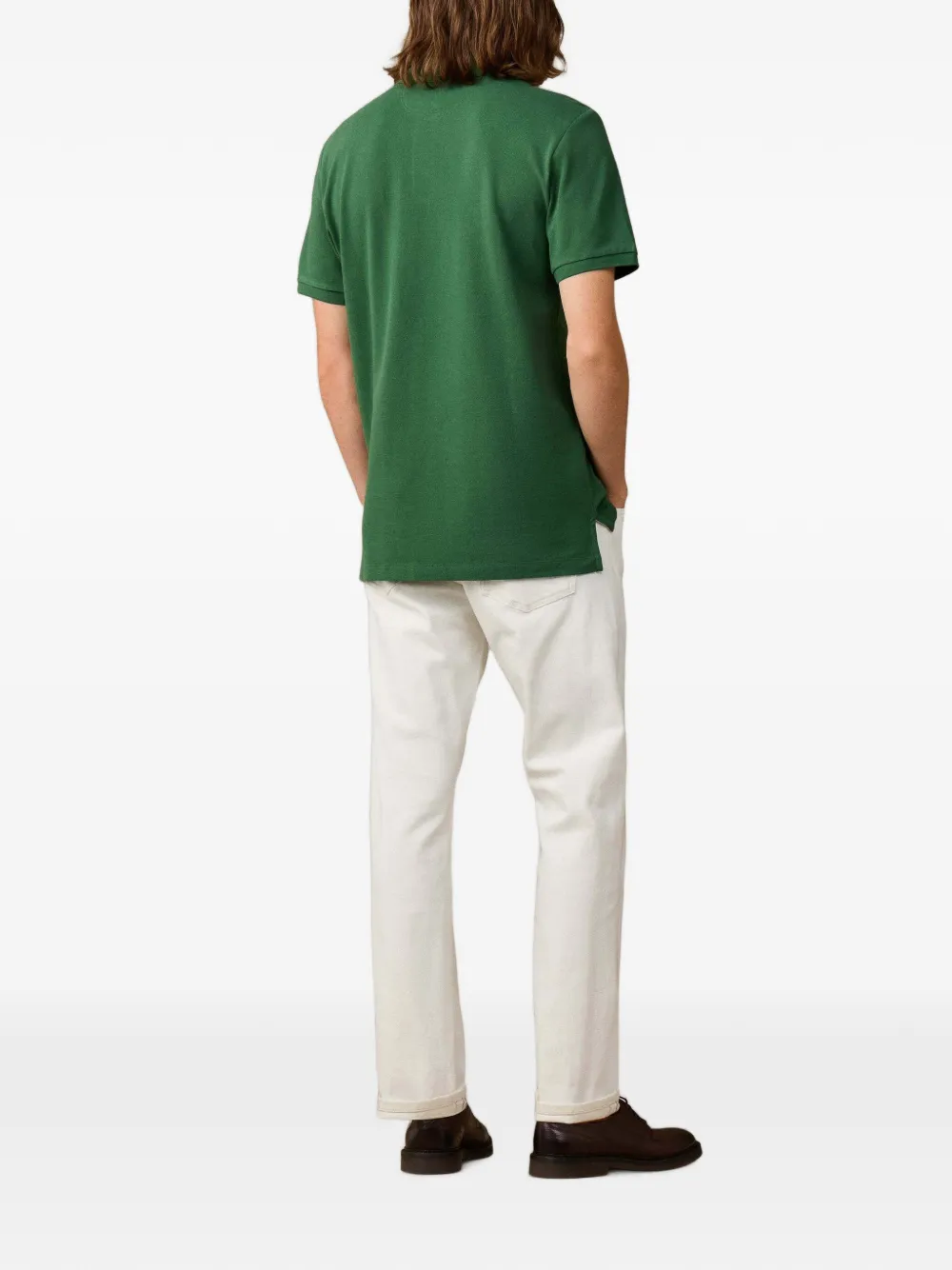 Hackett London Heritage poloshirt met logoprint Groen