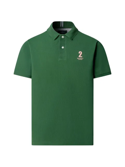 Hackett London Heritage logo-print polo shirt