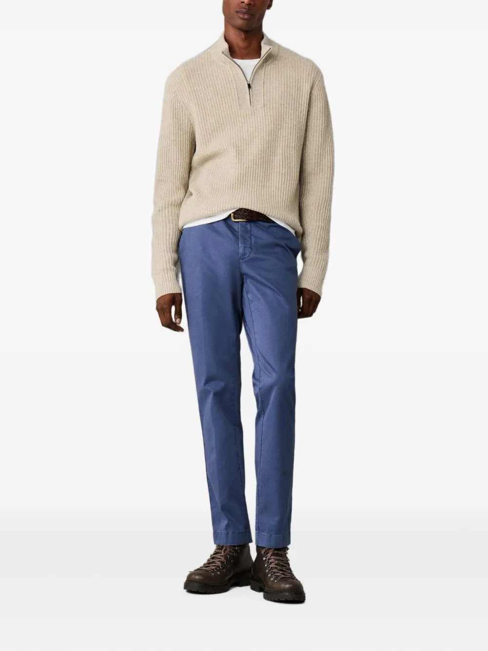 Hackett London Kensington slim-fit chino Blauw