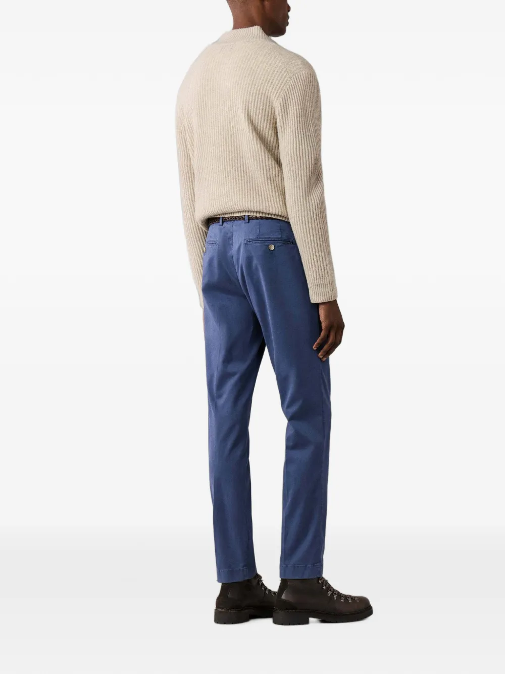 Hackett London Kensington slim-fit chino Blauw